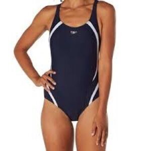Women’s Speedo Fusion Splice One Piece Swimsuit Sz 14